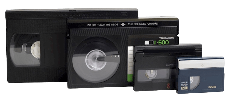 different types of vhs tapes