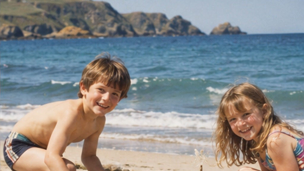 Illustrative seaside holiday